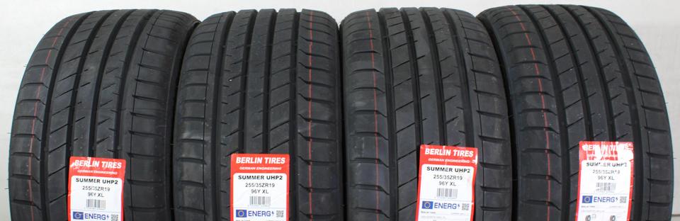 4x 255/35R19 96Y BERLIN TIRES SUMMER UHP2 SOMMERREIFEN NEU #1VQS – Bild 2