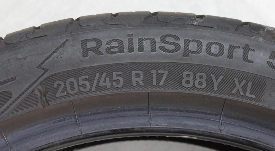 4x 205/45R17 88Y UNIROYAL RAIN SPORT 5 SOMMERREIFEN XL #23KQ – Bild 6