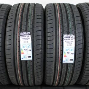 4x 275/45R20 110W BERLIN TIRES SUMMER UHP1 SOMMERREIFEN #1M2E