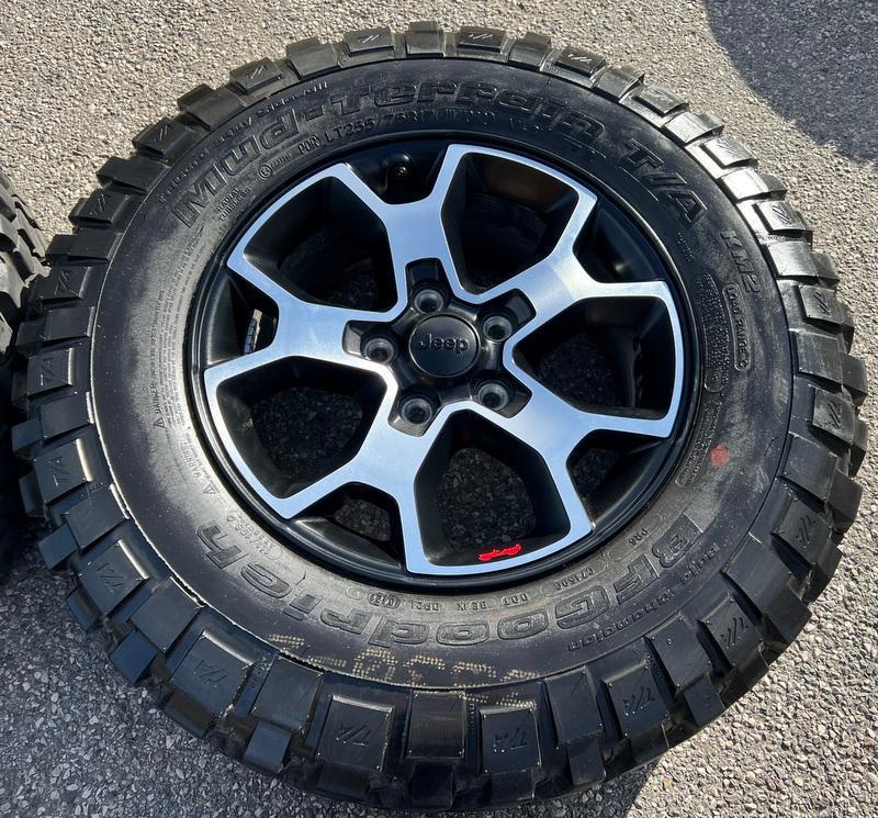 5 ORIGINAL 17" ALU SOMMERRÄDER JEEP WRANGLER JL 255/75R17 #12RC – Bild 3