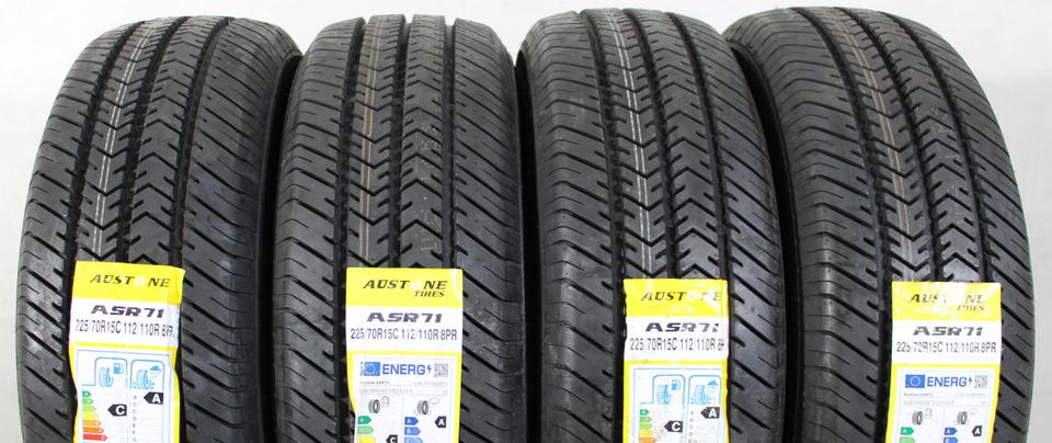 4x 225/70R15C 112/110R AUSTONE ASR71 SOMMERREIFEN 2021 #1LZV – Bild 2