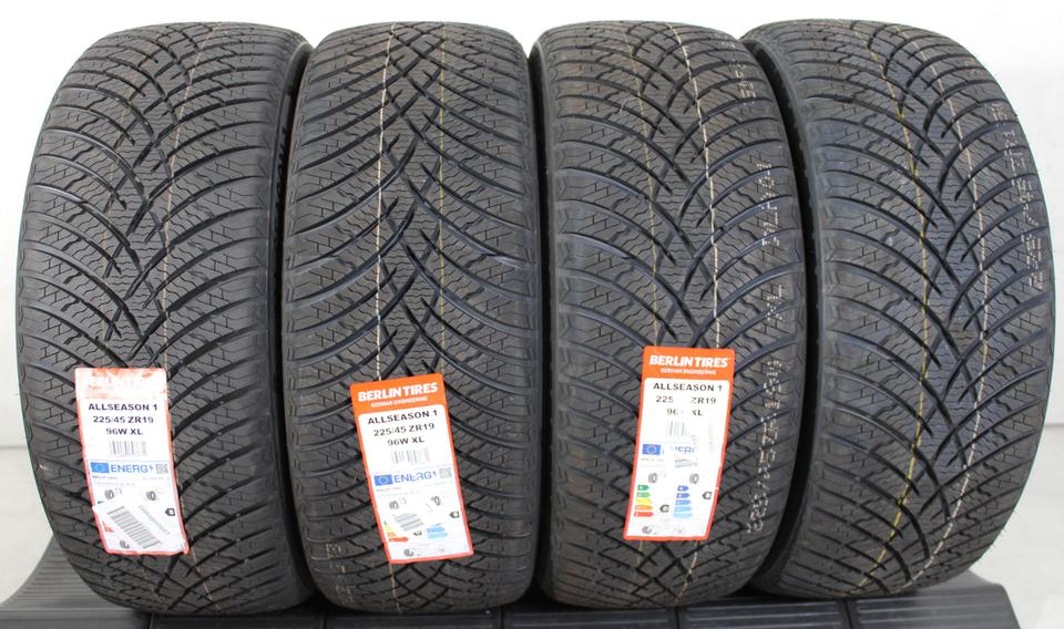 4x 225/45R19 96W BERLIN TIRES GANZJAHRESREIFEN 2024 #1N6N