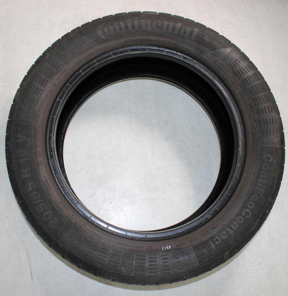 4x 205/55R16 91V CONTINENTAL ECO CONTACT 5 SOMMERREIFEN #1WGU – Bild 6