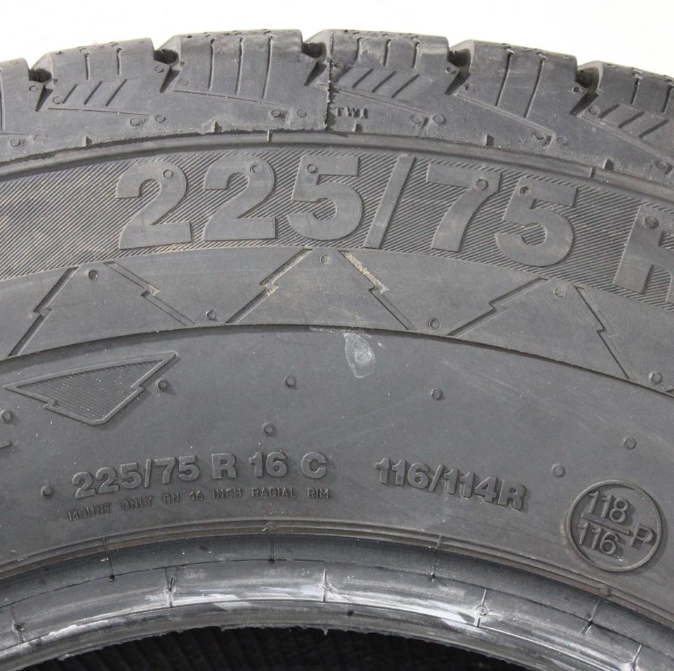 4x 225/75R16C 116/114R CONTINENTAL WINTERREIFEN 2018 #22CW – Bild 6