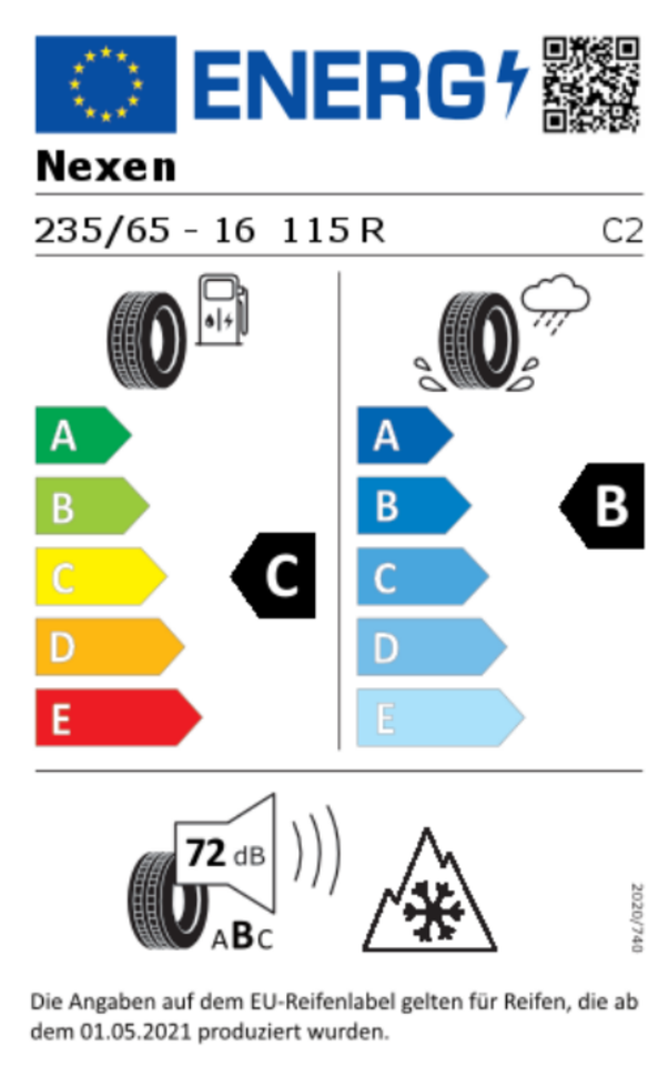 4X 235/65R16C 115R NEXEN WINGUARD WT11 WINTERREIFEN ★ NEU – Bild 6