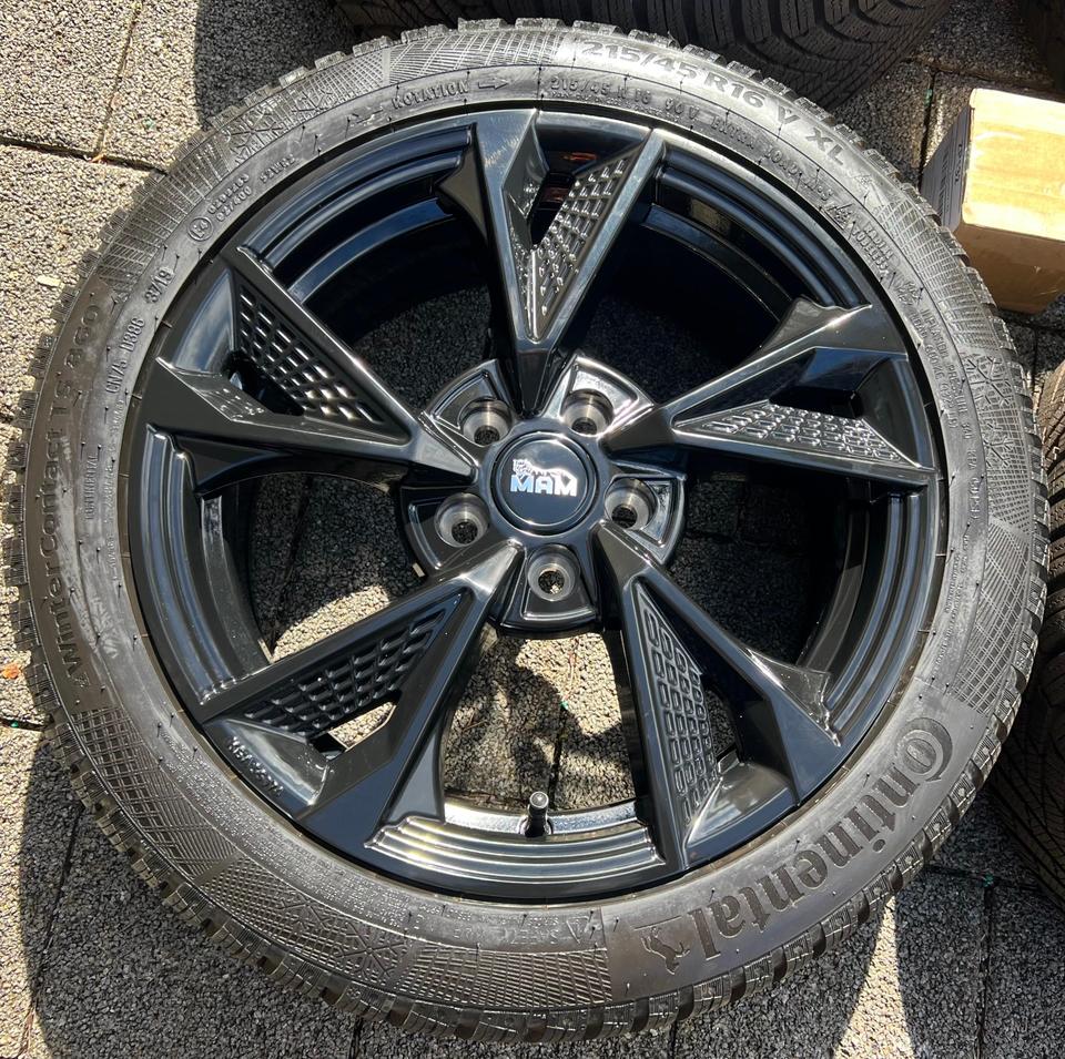 ALU WINTERRÄDER AUDI A1 8X SEAT IBIZA SKODA FABIA VW POLO #1NVQ – Bild 4