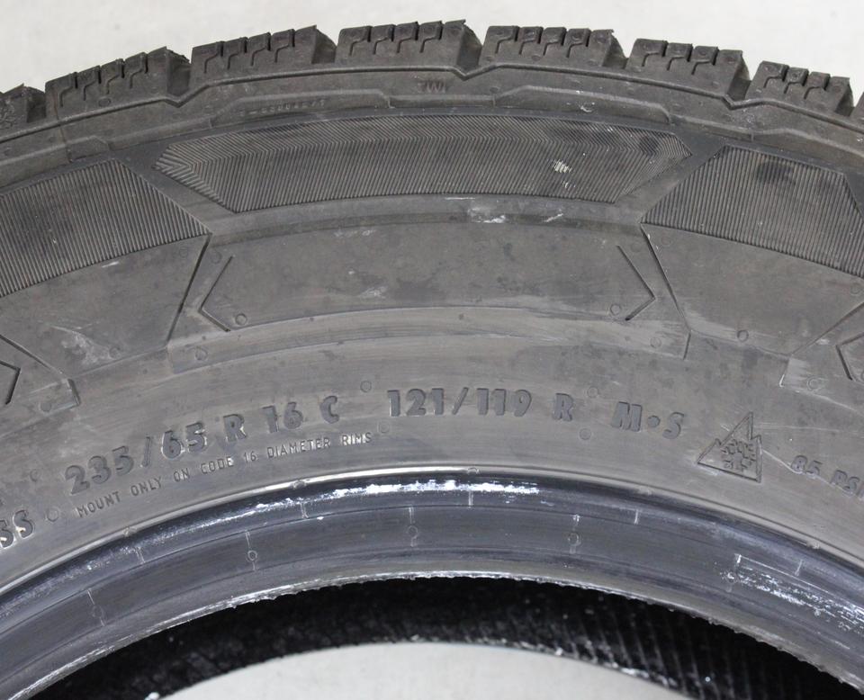 4x 235/65R16C 121/119R CONTINENTAL WINTERREIFEN 2022 #222L – Bild 6