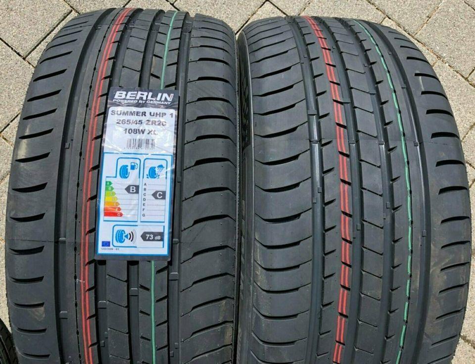4x 225/55R17 97V BERLIN TIRES SUMMER UHP1 SOMMERREIFEN #120J