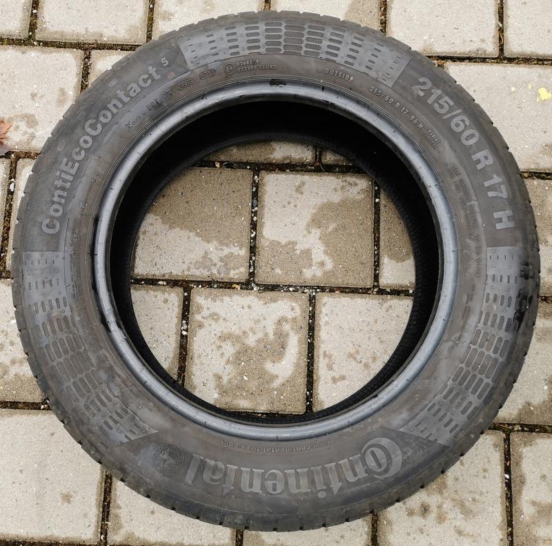 4x 215/60R17 96H CONTINENTAL ECO CONTACT 5 SOMMERREIFEN #10WU – Bild 5