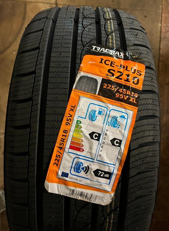 4x 225/45R18 95V TRACMAX ICE-PLUS S210 WINTERREIFEN 2019 #8147