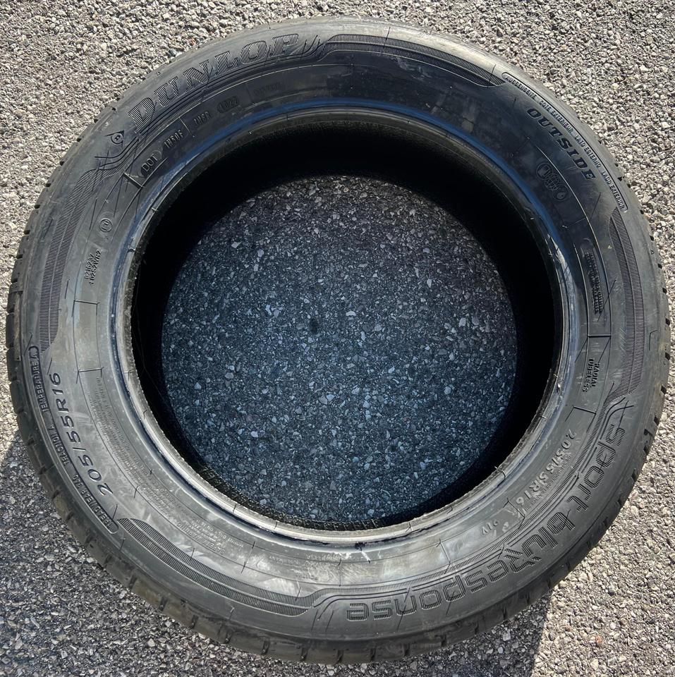 4x 205/55R16 91V DUNLOP SPORT BLURESPONSE SOMMERREIFEN NEU #1ACG – Bild 6