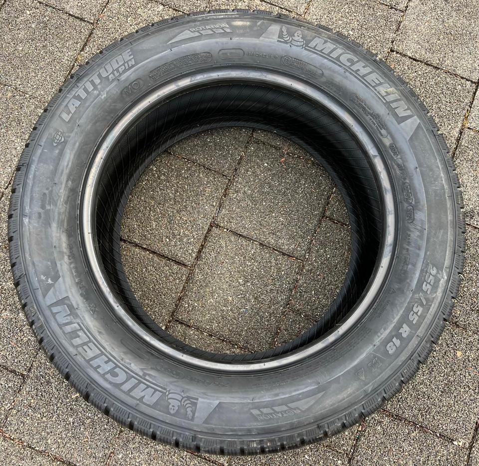 1x 255/55R18 105H MICHELIN LATITUDE ALPIN WINTERREIFEN NEU #1Q7M – Bild 3