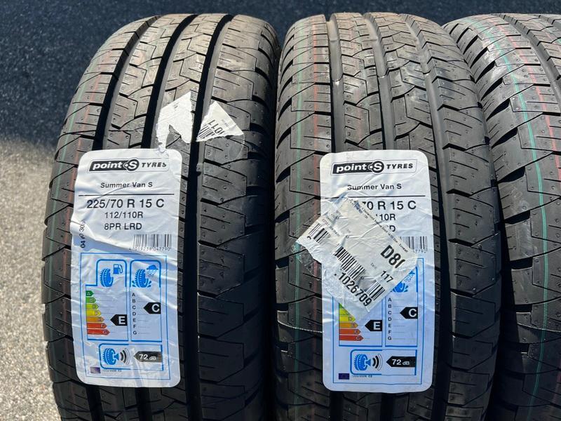 4x 225/70R15C 112/110R POINT S SOMMERREIFEN NEU 2022 #12BY – Bild 2