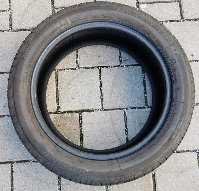 1x 225/50R18 95W BRIDGESTONE TURANZA T001 RUNFLAT 2017 #6980 – Bild 3