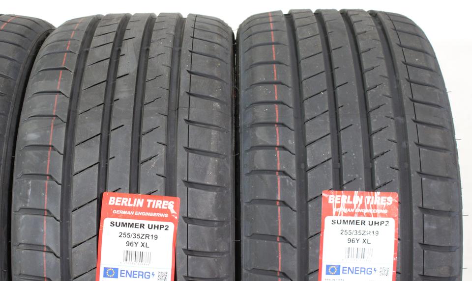 4x 255/35R19 96Y BERLIN TIRES SUMMER UHP2 SOMMERREIFEN NEU #1VQS – Bild 4