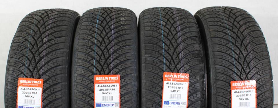 4x 205/55R16 94V BERLIN TIRES GANZJAHRESREIFEN 2024 NEU #1WQO – Bild 2