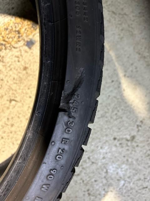 4x 245/30R20 90W CONTINENTAL WINTERREIFEN 7,5-8MM 2019 #3318 – Bild 5