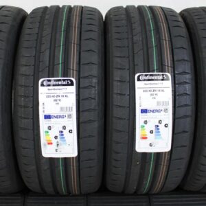 4x 225/40R18 92Y CONTINENTAL SPORT CONTACT 7 SOMMERREIFEN #1KIE