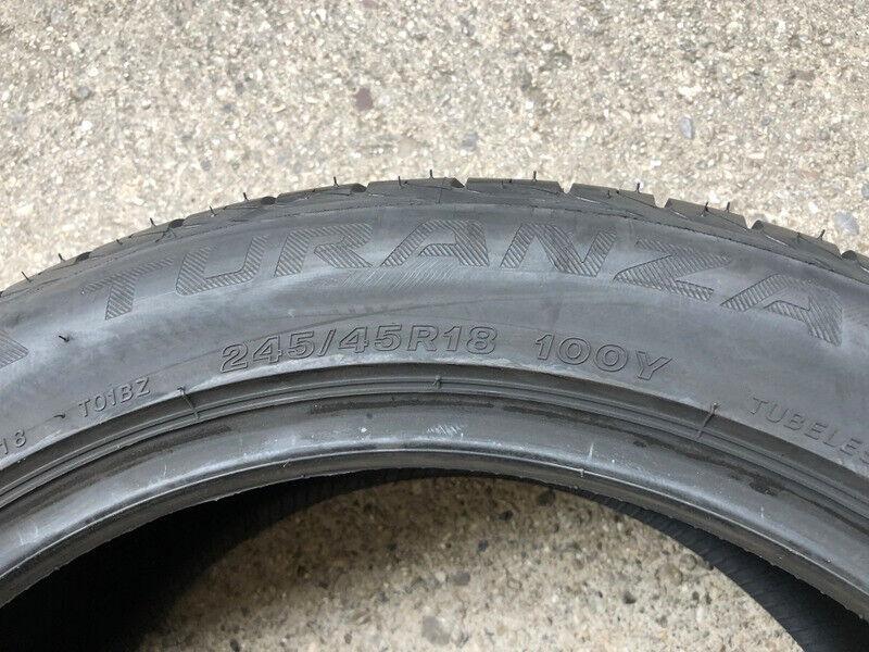 1x 245/45R18 100Y BRIDGESTONE TURANZA T001 EVO NEU 2017 #6447 – Bild 3