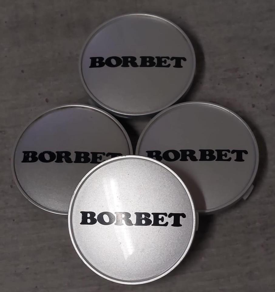 4x NABENDECKEL BORBET 68mm FREIHAUS #209U