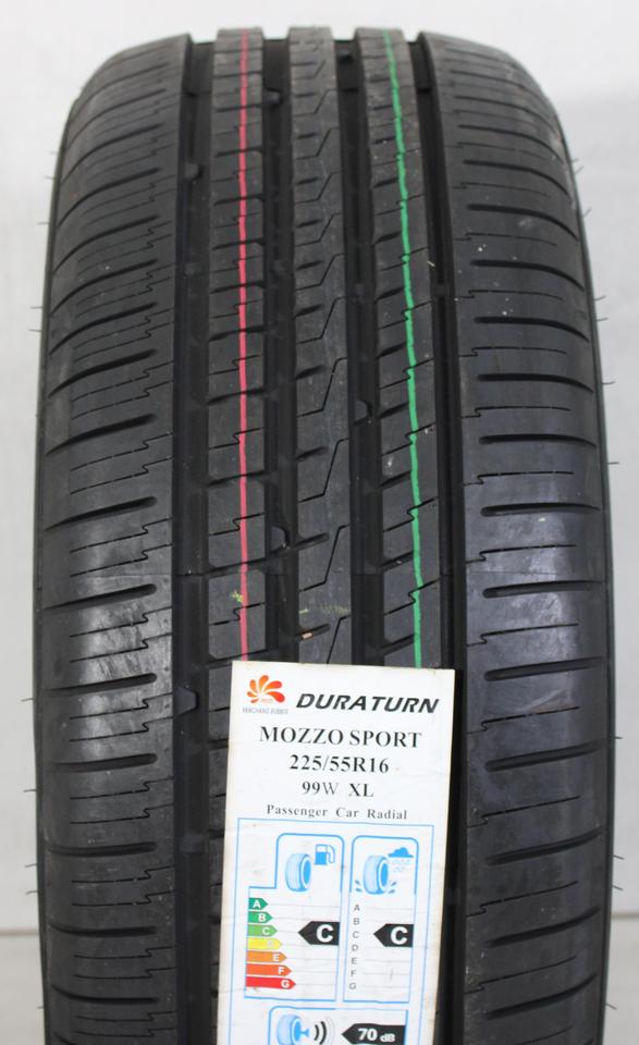 1x 225/55R16 99W DURATURN MOZZO SPORT SOMMERREIFEN NEU XL #1HEI – Bild 2
