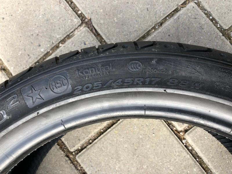 4x 205/45R17 88W HANKOOK SOMMERREIFEN RUNFLAT 7,5MM 2017 #1145 – Bild 7