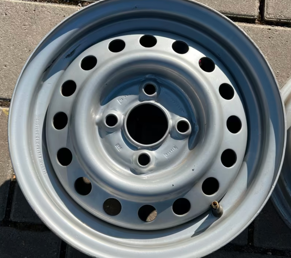 2 X STAHLFELGEN FELGEN 4x13 ET30 4x100 FREIHAUS – Bild 2