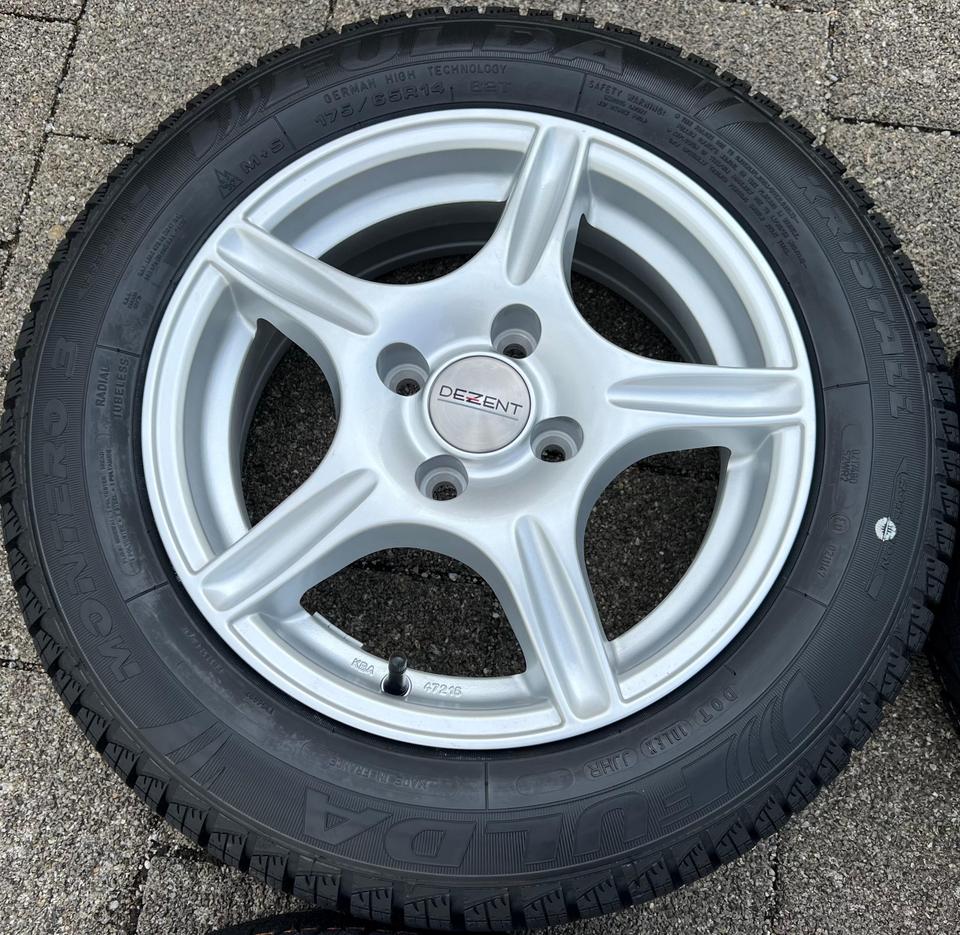 ALU 14" WINTERRÄDER VW UP! SEAT MII SKODA CITIGO 175/65R14 #24LR – Bild 4