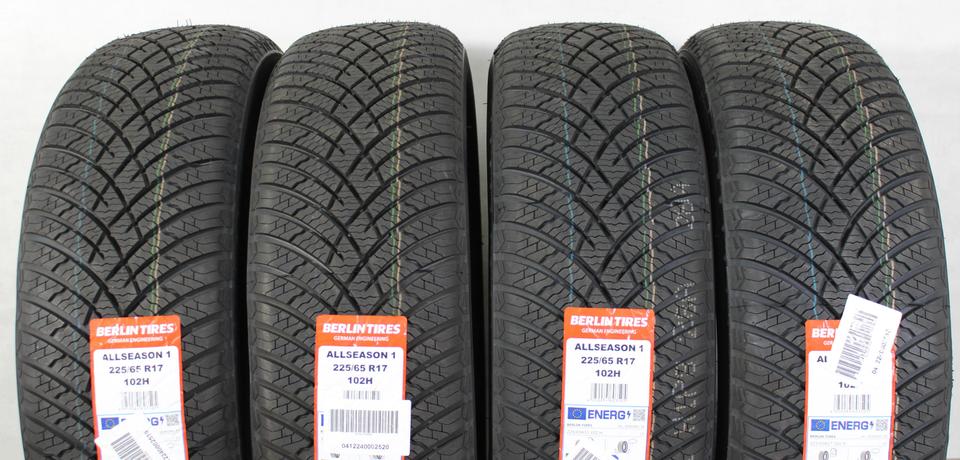 4x 225/65R17 102H BERLIN TIRES GANZJAHRESREIFEN 2024 #1QVL – Bild 2