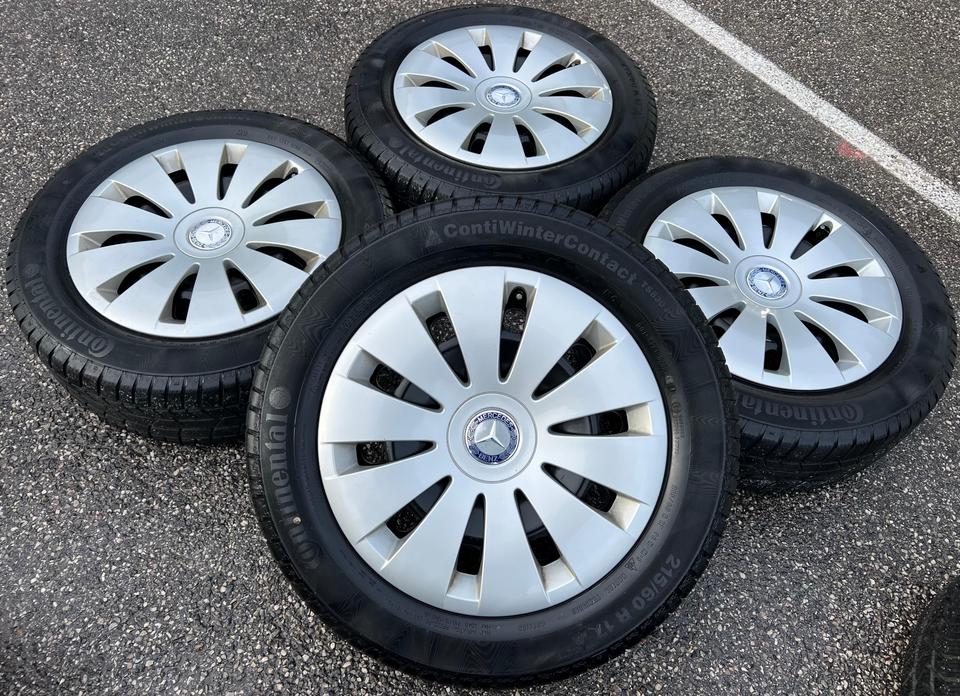 ORIGINAL 17" WINTERRÄDER MERCEDES GLA KLASSE X156 215/60R17 #1DQL