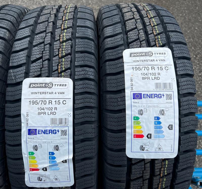 4x 195/70R15C 104/102R POINT S WINTERREIFEN NEU 2022 #11RT – Bild 3
