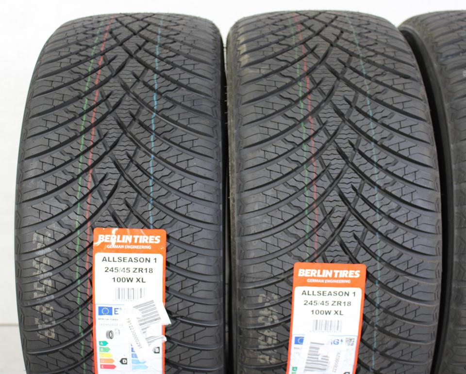 4x 245/45R18 100W BERLIN TIRES GANZJAHRESREIFEN 2022 XL #1IWQ – Bild 3