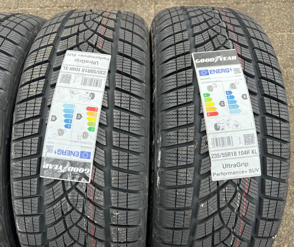 4x 235/55R18 104H GOODYEAR WINTERREIFEN 2023 NEU FREIHAUS #1Q7E – Bild 3