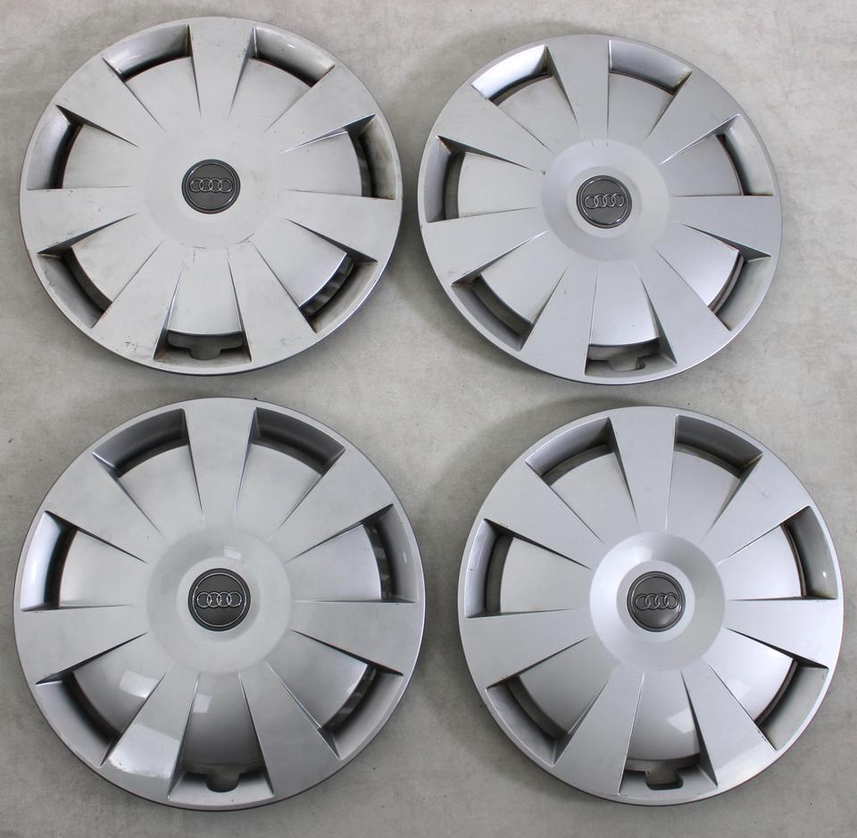 4 ORIGINAL 16" RADKAPPEN AUDI A3 8P 8V A4 8E 8K 8V0601147C #1LRR