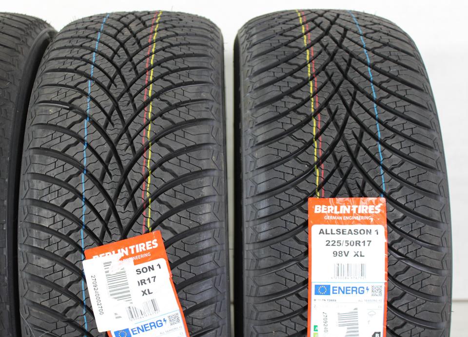 4x 225/50R17 98V BERLIN TIRES GANZJAHRESREIFEN 2024 XL NEU #1QDK – Bild 4