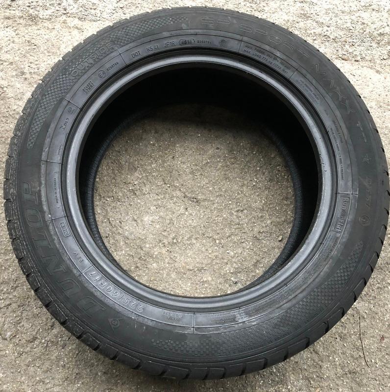 1x 225/60R17 99V DUNLOP SP SPORT MAXX TT RUNFLAT 6,5MM 2014 #1471 – Bild 5