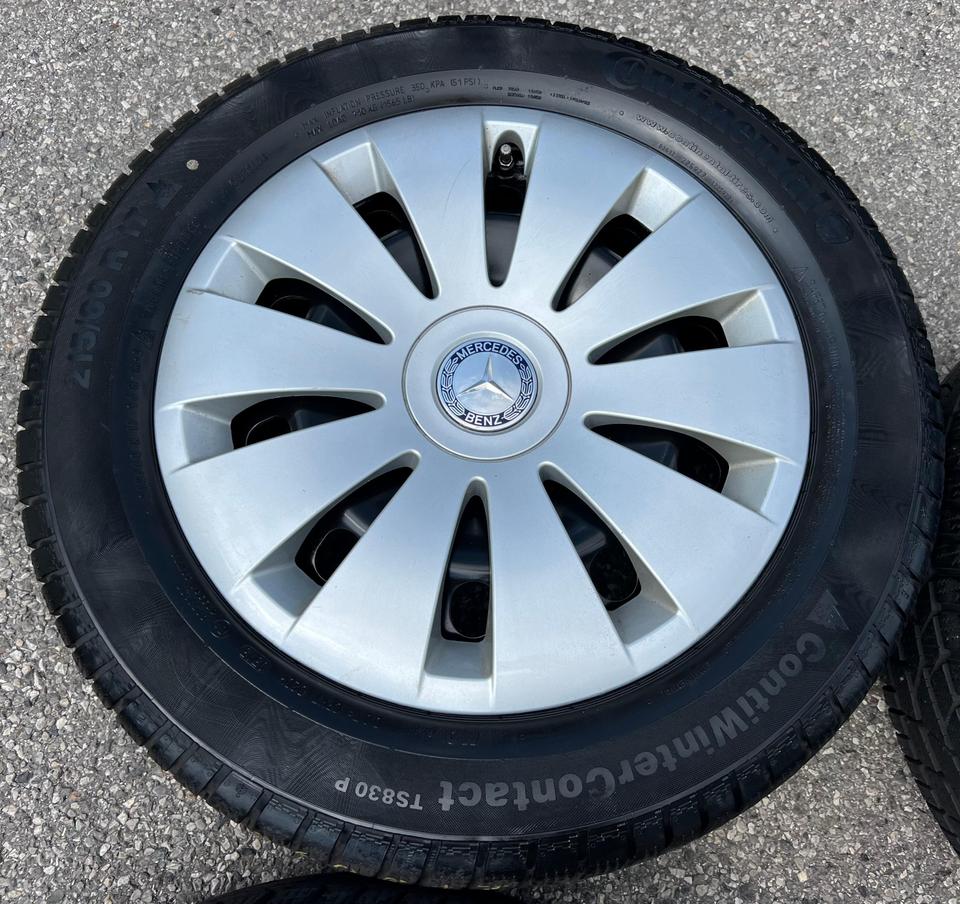 ORIGINAL 17" WINTERRÄDER MERCEDES GLA KLASSE X156 215/60R17 #1MYN – Bild 4