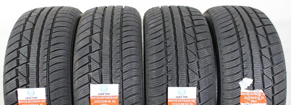 4x 225/55R16 99H LEAO WINTER DEFENDER UHP WINTERREIFEN XL #1U1B – Bild 2