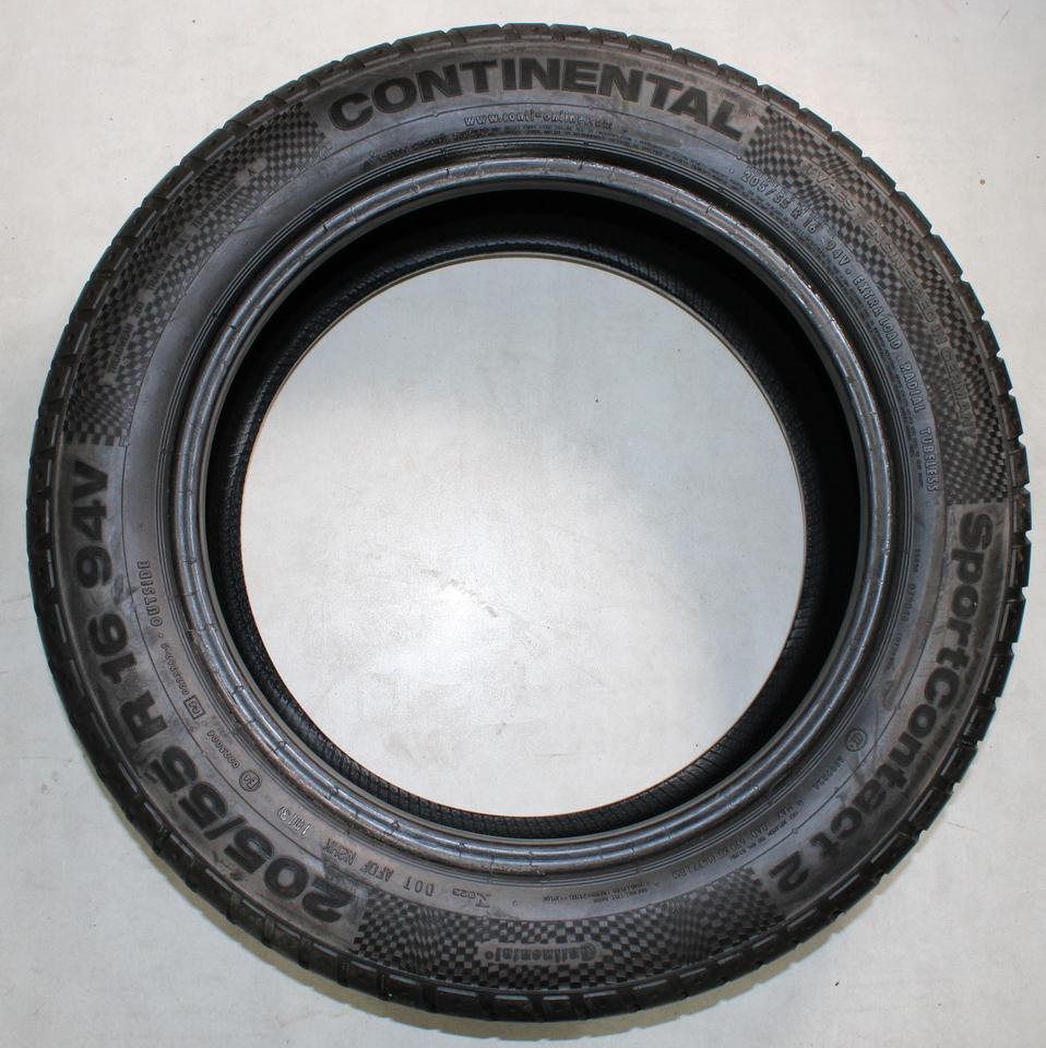 4x 205/55R16 94V CONTINENTAL SPORT CONTACT 2 SOMMERREIFEN #1VXS – Bild 8