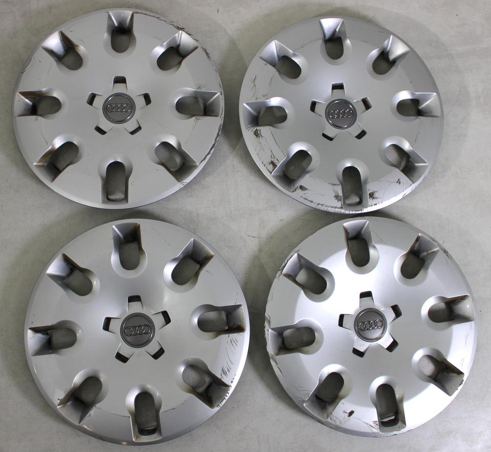 4 ORIGINAL 15" RADKAPPEN RADBLENDEN AUDI A1 8X GB 8X0601147 #1O1X