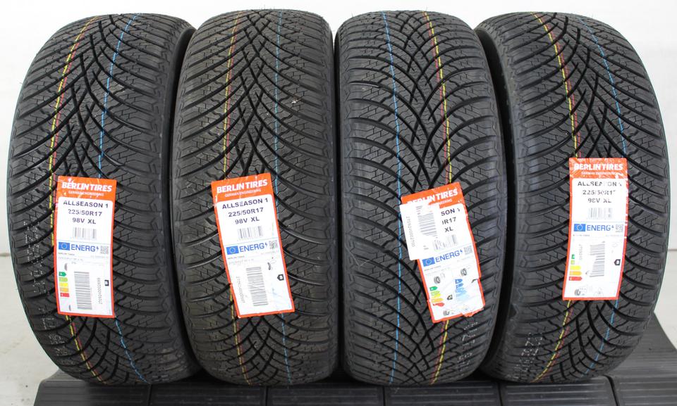 4x 225/50R17 98V BERLIN TIRES GANZJAHRESREIFEN 2024 XL NEU #1QDK