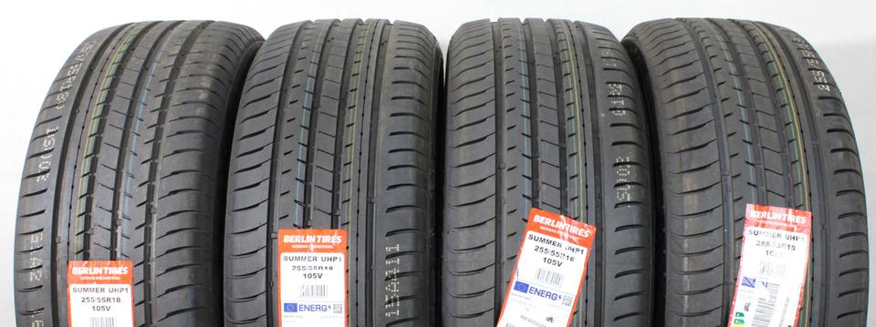 4x 255/55R18 105V BERLIN TIRES SUMMER UHP1 SOMMERREIFEN #1XJO – Bild 2
