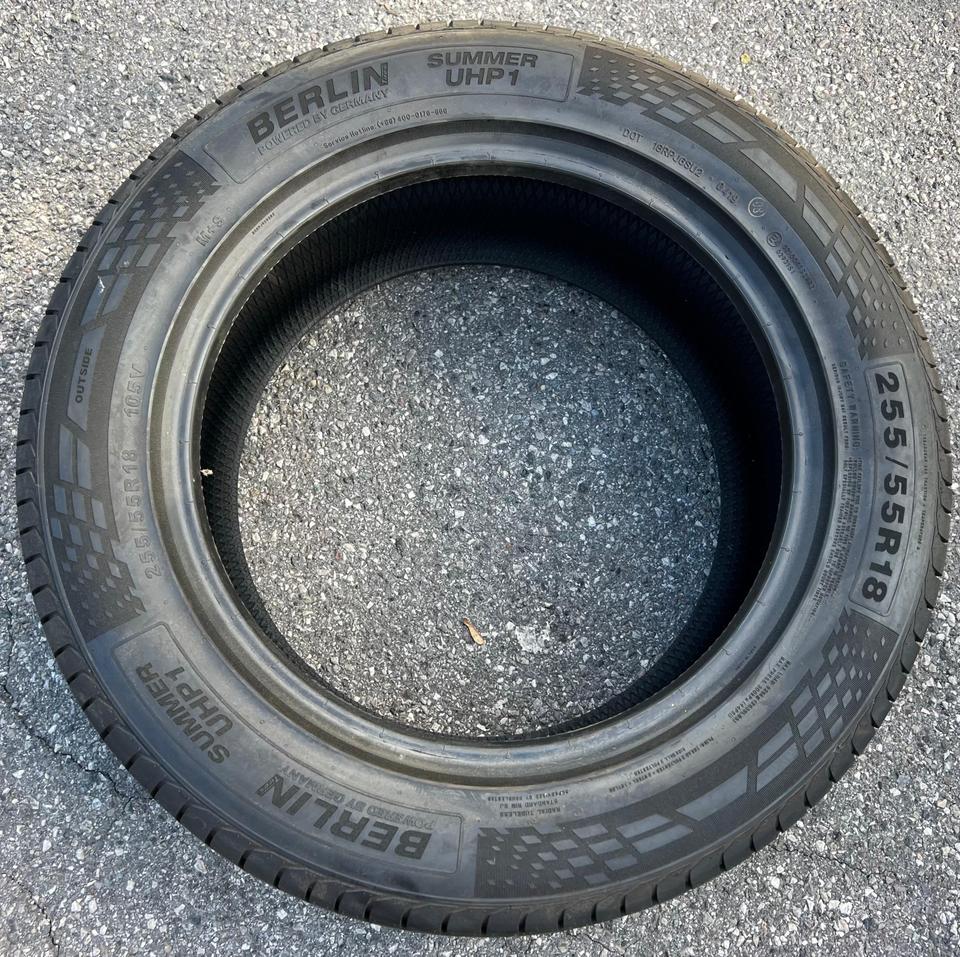 4x 255/55R18 105V BERLIN TIRES SUMMER UHP1 SOMMERREIFEN #19KC – Bild 6