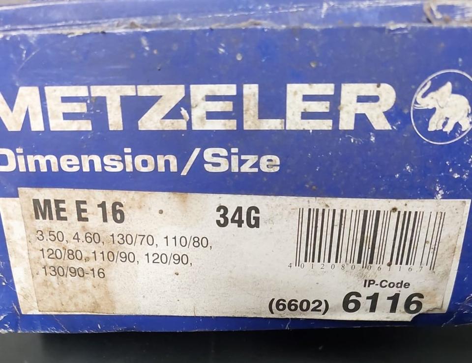 Schlauch 16 Zoll 3.50 4.60 130/70 110/80 112/80 Metzeler 34G – Bild 2