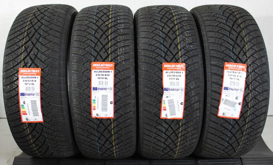 4x 235/50R18 101V BERLIN TIRES GANZJAHRESREIFEN 2024 XL NEU #1S1J