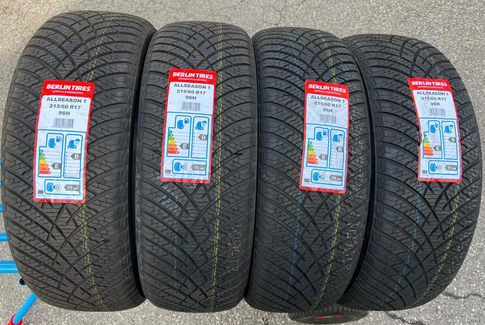 4x 215/60R17 96H BERLIN TIRES ALL SEASON 1 GANZJAHRESREIFEN #19JN