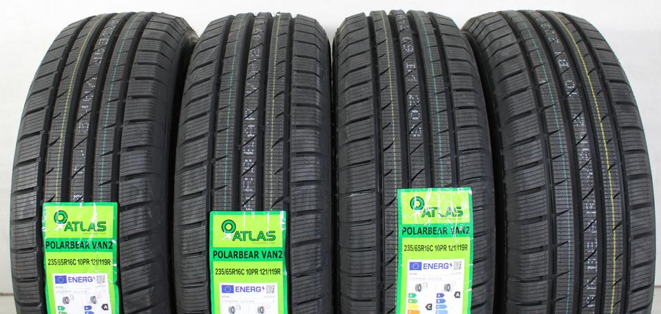 4x 235/65R16C 121/119R ATLAS POLARBEAR VAN WINTERREIFEN NEU #1UFR – Bild 2