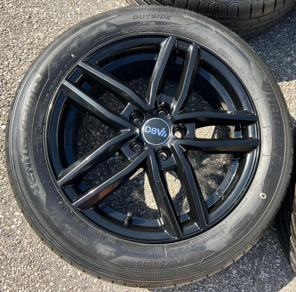 4 ALU 16" SOMMERRÄDER SEAT ARONA KJ VW POLO AW 195/55R16 #1J6Q – Bild 4