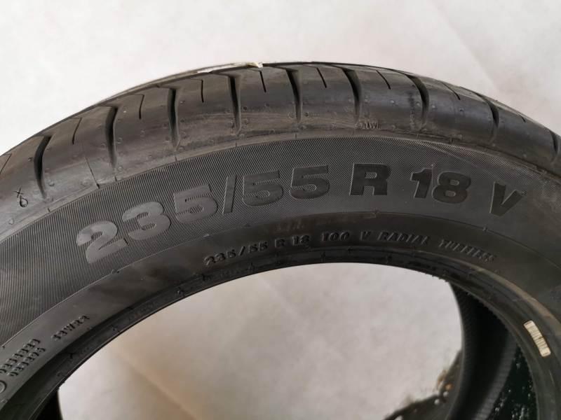 4x 235/55R18 100V CONTINENTAL SOMMERREIFEN 7MM 2016 SEAL #1904 – Bild 5