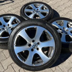 ORIGINAL 17" ALU SOMMERRÄDER "FUNPLAY" VW CROSS TOURAN 1T #18IM